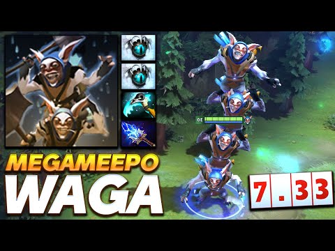 Waga Meepo 7.33 New Megameepo - Dota 2 Pro Gameplay [Watch & Learn]