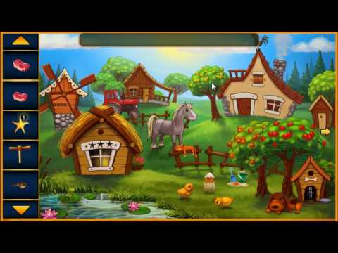 Escape Game Cartoon Village Walk Through - FirstEscapeGames