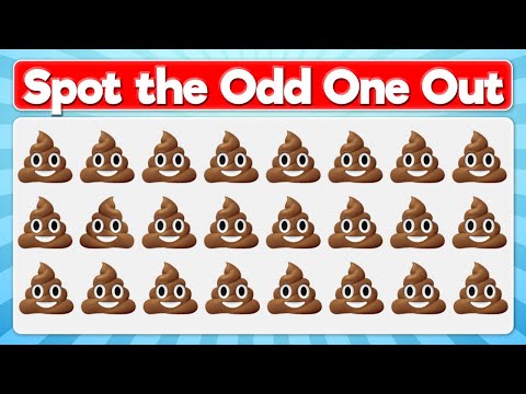 Spot the Odd One Out Emojis (100 Emoji Puzzles)