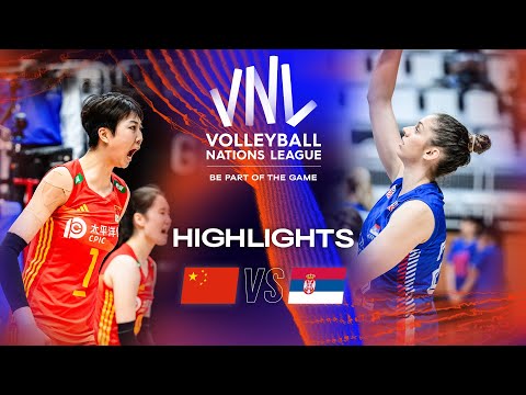 🇨🇳 CHN vs. 🇷🇸 SRB - Highlights Week 3 | Women's VNL 2023