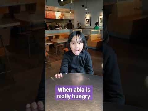 Abia is really hungry.