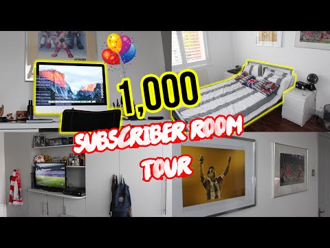 1,000 Subscriber Room Tour