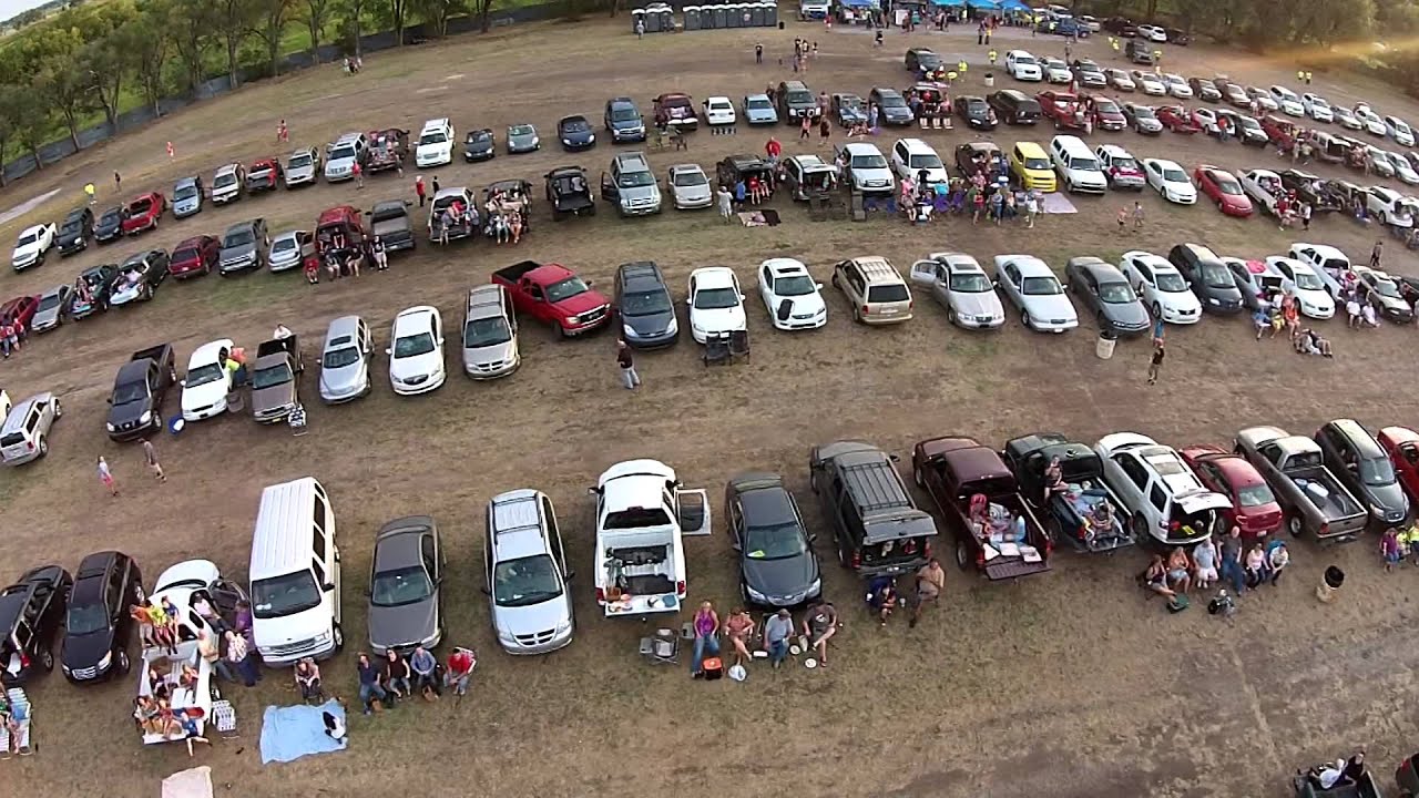 Ponca City, OK Airline Drive-In Movie Theater final showing. Gods Not Dead