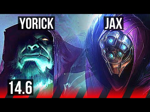 YORICK vs JAX (TOP) | Rank 8 Yorick | KR Master | 14.6