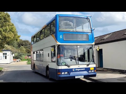 Stagecoach Volvo east Lancs Vyking 16916 FX54 AOF departing mablethorpe ferryboat inn on a 59.