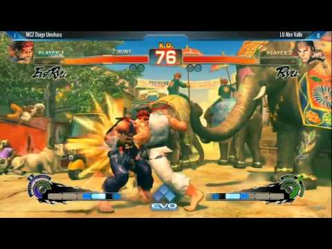 Daigo Umehara (Evil Ryu) vs Alex Valle (Ryu) -  #EVO2k14 #USF4