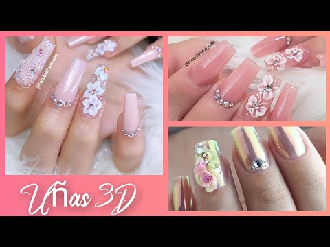 UÑAS ACRÍLICO 3D/ UÑAS 2021/ TENDENCIA 2021/TRENDS 3D NAIL 2021