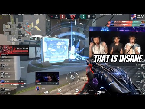 T1 Sylvan Insane 1v5 Clutch Against EDG - Valorant Masters Bangkok