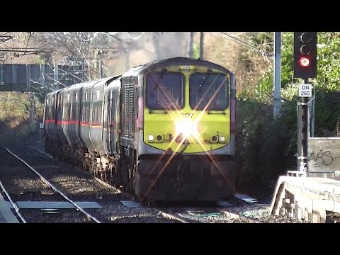 IE 201 Class Locomotive 207 + Enterprise Train - Raheny Station, Dublin