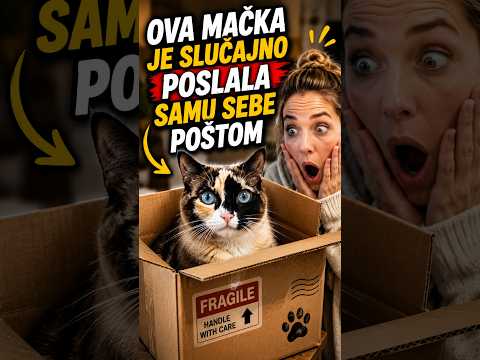 Ova mačka je slučajno poslala samu sebe poštom! 📦🐱