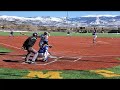 Garrett hitting, Eagle, CO