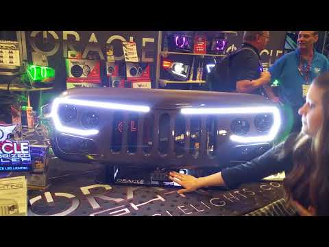 ORACLE Lighting VECTOR™ Series Full LED Grill- Jeep Wrangler JK