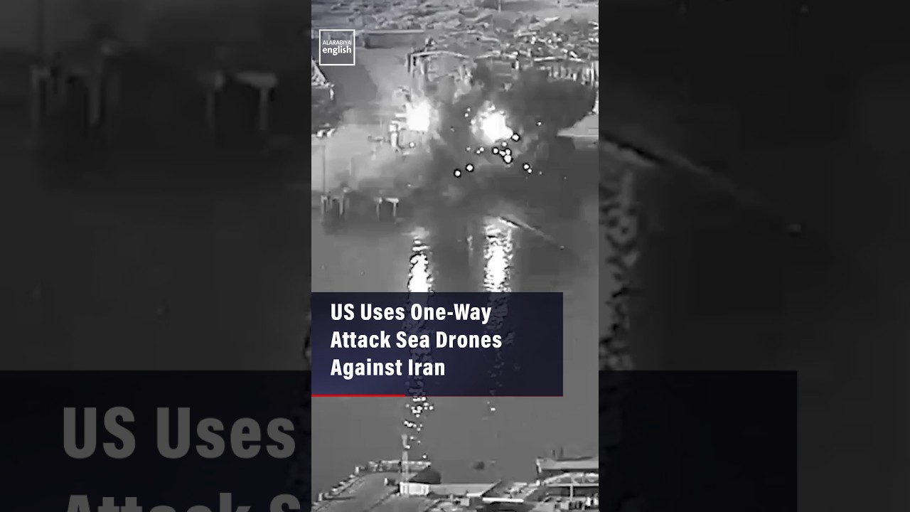 Video | US Uses One-Way Attack Sea Drones Against Iran