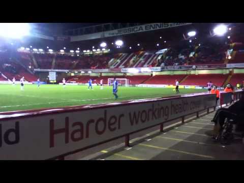 Blades vs Peterborough 2nd half injury time 4/3/14