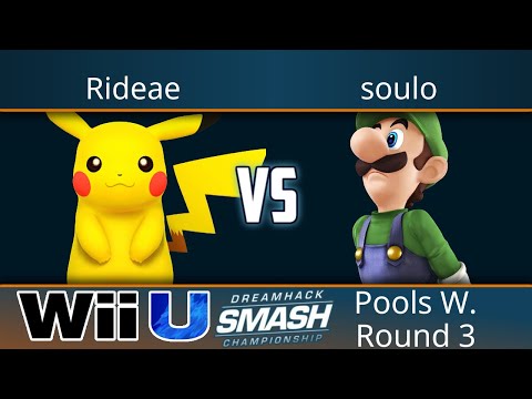 Dreamhack Atlanta 2017 - Rideae (Pikachu) vs soulo (Luigi) - Smash 4 Pools W. Round 3