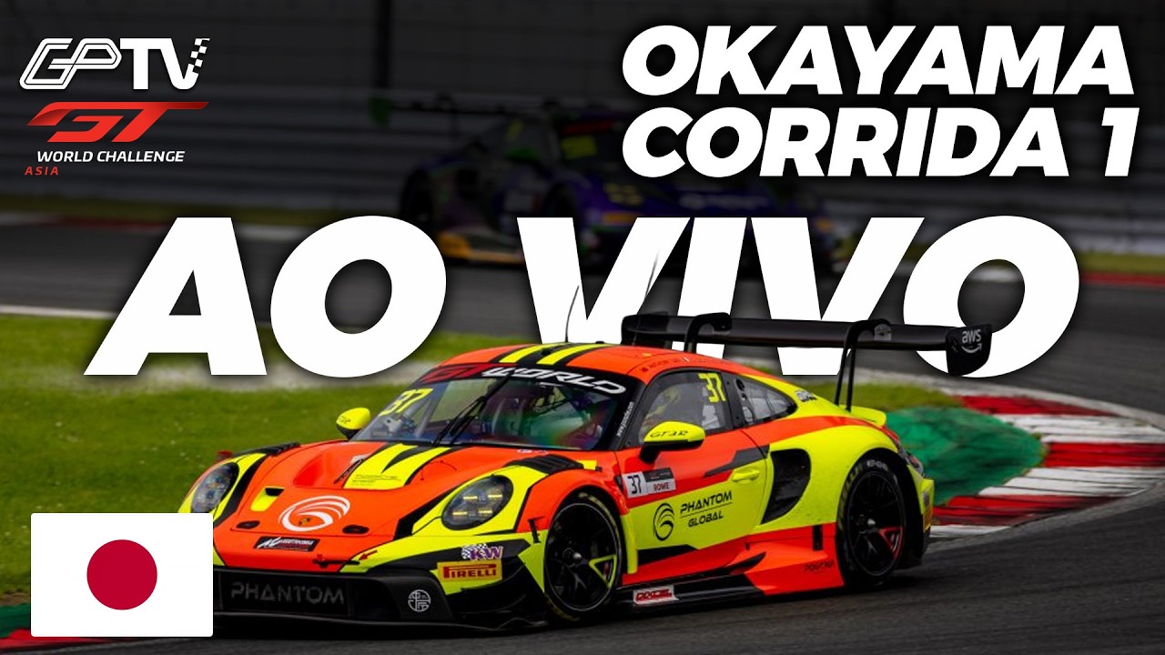 🔴AO VIVO: GTWC ÁSIA 2026 COM IMAGENS | CORRIDA 1 EM OKAYAMA | 4ª ETAPA