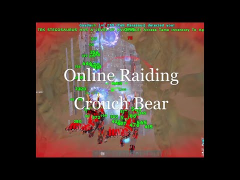 Online Raiding Crouch Bear : Ark PvP