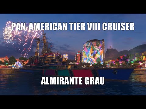 Pan-American Tier VIII Premium Cruiser Almirante Grau - Commented Replay