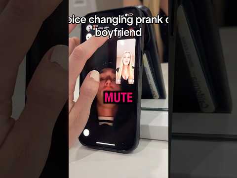 Girlfriend Pranks Boyfriend With Voice Changer 🤖