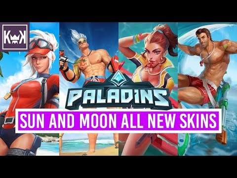 Paladins Sun & Moon / Shore Patrol All New Skins | Paladins