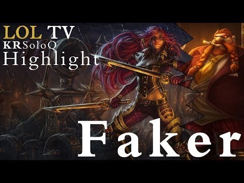 League of Legends SKT T1 Faker |  Katarina vs Jayce Solo | LOL world championship 2014