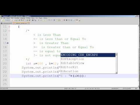 Relational Operator In Java Tamil