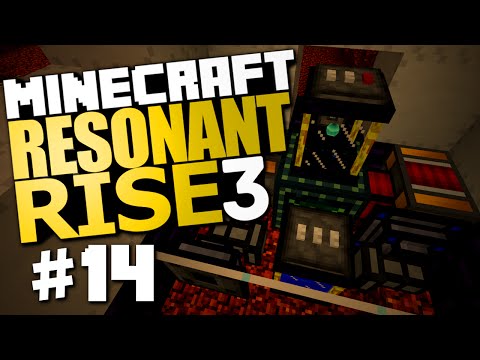 Minecraft Resonant Rise 3 #14 "Compact Machines, Ender Thermic Pump, Lava Gathering Ship"