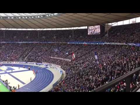 Hertha Fans singing before Bayern