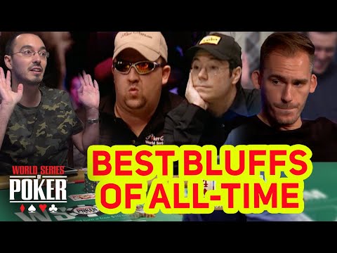 World Series of Poker Best Bluffs of All-Time [MEGA COMPILATION]