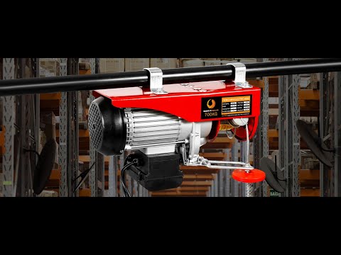 BEAMNOVA Electric Hoist 1760lbs, electric crane 110 Volt winch, with Single Cable Lifting Height & Pure Copper Motor, for Garage Warehouse Factory