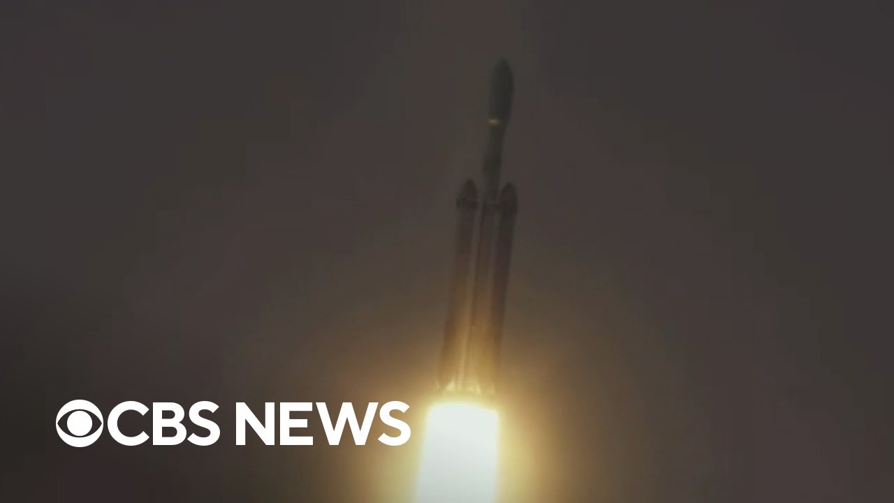 SpaceX Falcon Heavy rocket launches a payload for Space Force