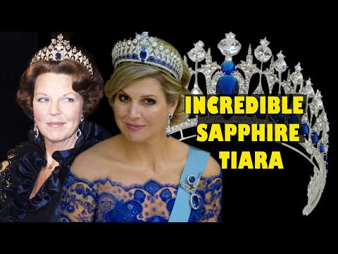 Treasures of the Orange dynasty. The sapphire tiara