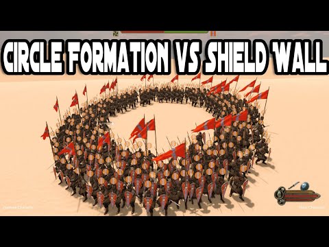 Mount & Blade 2: Bannerlord Circle Formation vs Shield Wall Formation Test