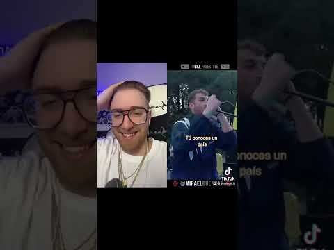 RODRIGO QUESADA REACCIONANDO A MC MEN CONTESTANDO CAPITALES DE PAÍSES EN FREESTYLE