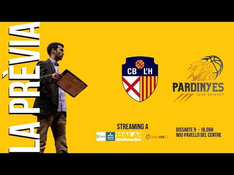 PRÈVIA | JORNADA 13 LEB PLATA| L'Hospitalet -CB Pardinyes-Lleida