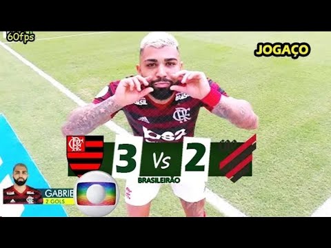 Flamengo 3 x 2 Athlético PR (1080p60) Melhores Momentos - Brasileirão 2019