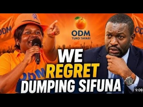 ODM IN PANIC! LINDA GROUND  NOW REGRETTING SIFUNA EXIT
