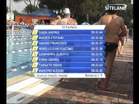 Serie 9 dei 50 Farfalla  Assoluti Maschi Master - 11 Memorial Andrea Bettiol