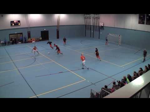 Dames zaalvoetbal - Ned  vs. Zuid1&2