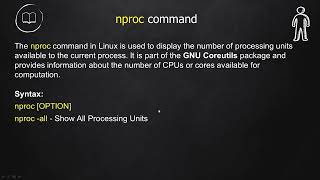 Download the video "nproc Linux Commands Part- 85 #linux #networking #linuxadministration #firewall #education"
