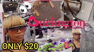 ONLY $20 plus I "TRIED" to find LUXURY Pieces AT BURLINGTON 👀✨ | Purses, Shoes, Dresses, & Home