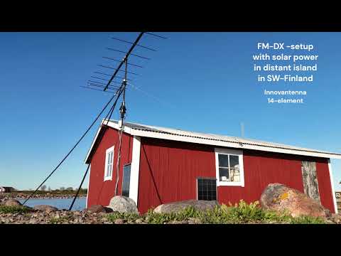 Drone: Remote controlled FM DX -setup with solar power in SW Finland - HKU