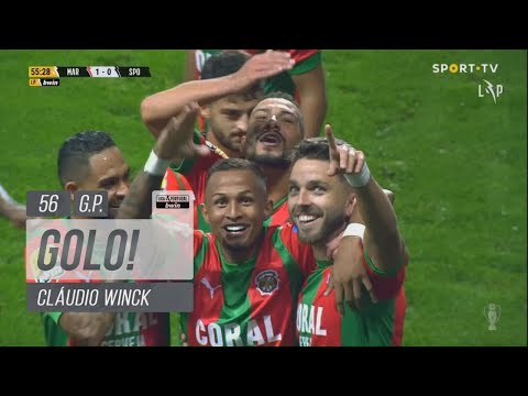 Goal | Golo Cláudio Winck: Marítimo (1)-0 Sporting (Liga 22/23 #15)