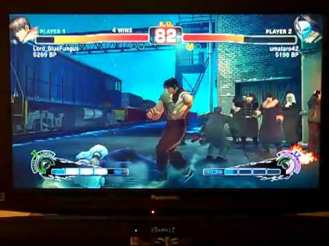 SSF4 - umataro42 vs Lord_BlueFungus 061 (Vega vs Guy)