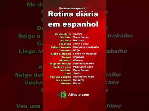 Espanhol fácil #spanish #espanholparabrasileiros