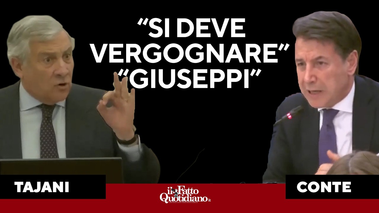 Scintille Tajani-Conte: "Trump la chiamava Giuseppi...Mi dovrei vergognare del cappellino Maga?"