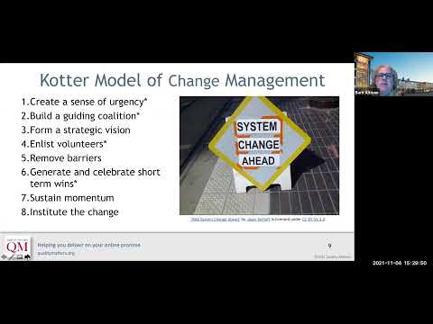 The Keys to QM Implementation: Driving Your QA Goals to the Next Level with Research Based Practices