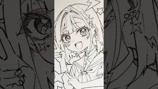 ⚡️毎日アナログ原画制作チャレンジ中！✍🏻 #アナログイラスト #drawing #animeart  #shorts
