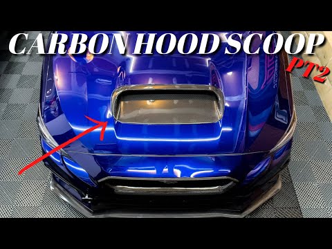 Installing A Carbon Fiber Hood Scoop On My STI | FULL REPLACEMENT!
