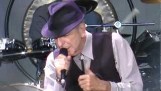 leonard cohen live  in gent 12/8/12   I can&#39;t forget